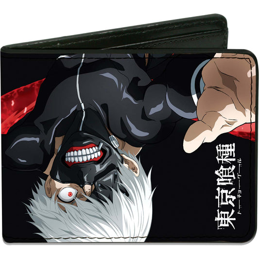 Masked Ken Kaneki Upside Down  Tokyo Ghoul Black/White/Red Bi-Fold