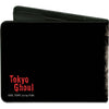 Masked Ken Kaneki Face Close Up  Tokyo Ghoul Black/Grays/Red Bi-Fold