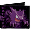 Haunter Pose/Clouds Black/Purples Bi-Fold