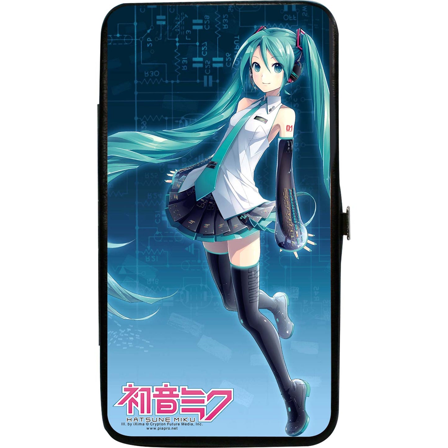 Hatsune Miku V3 Pose Blues Girls Wallet