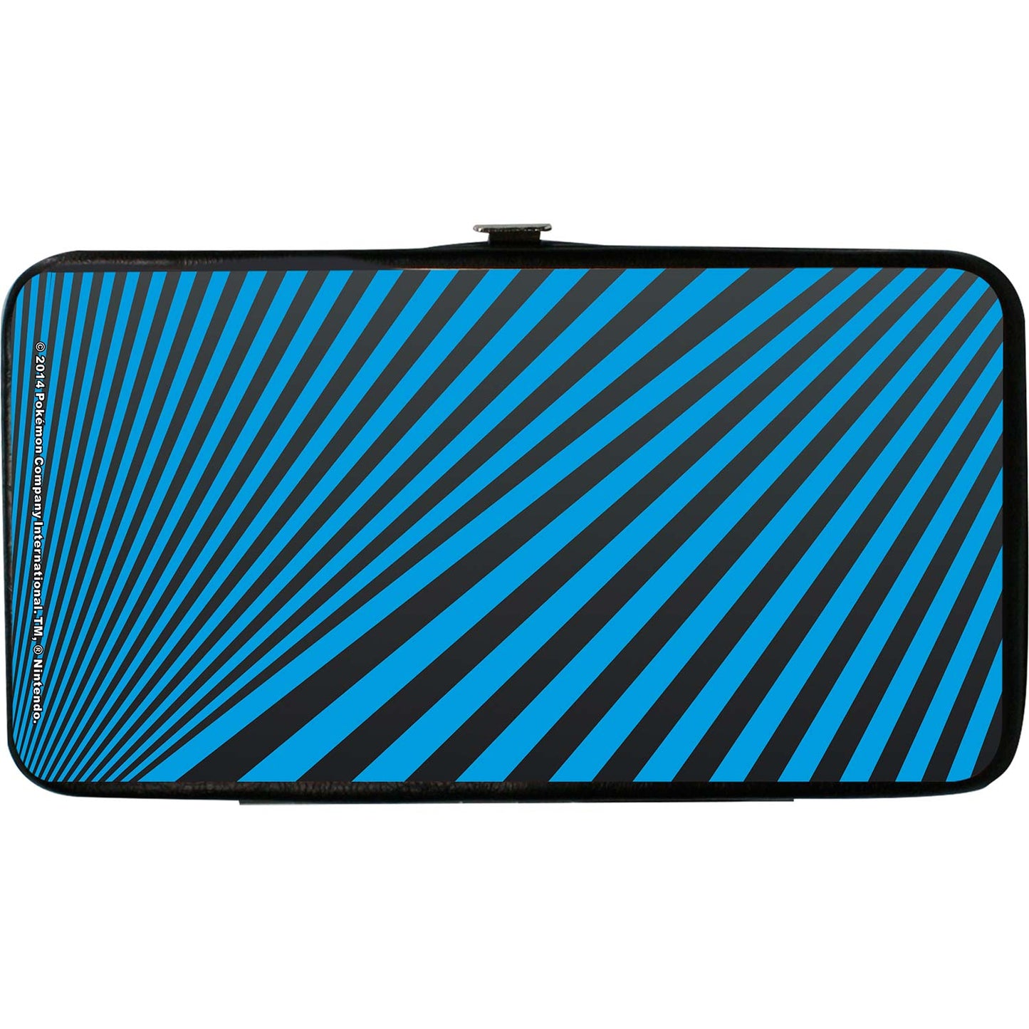 Kanto Starter Pok�mon & Pikachu/Pok�mon Logo Rays Black/Blue Girls Wallet