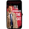 Castiel Ill Interrogate The Cat Black/Blood Splatter/White Girls Wallet