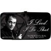 Crowley I Lied  I Do That/Pentagram Black/Grays/White Girls Wallet