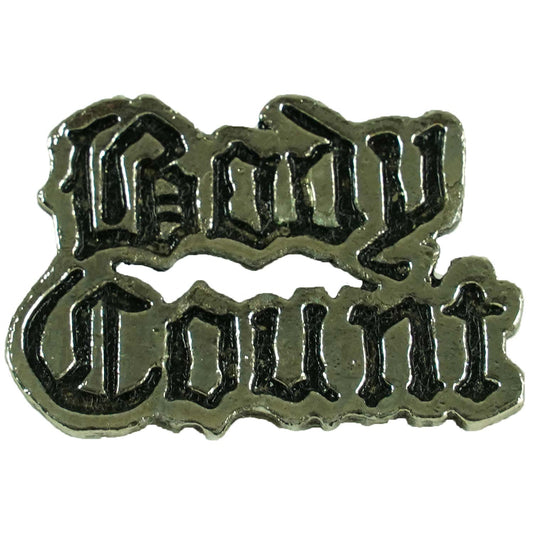 Body Count Logo (1.25" x .75") Pewter Pin Badge