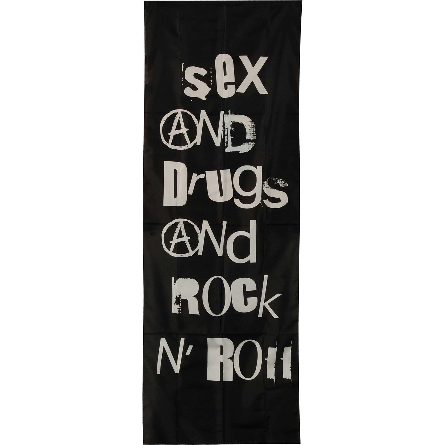 Novelty Sex Drugs Rock N Roll Door Flag