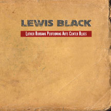 Lewis Black Luther Burbank Performing Arts Center Blues Vinyl