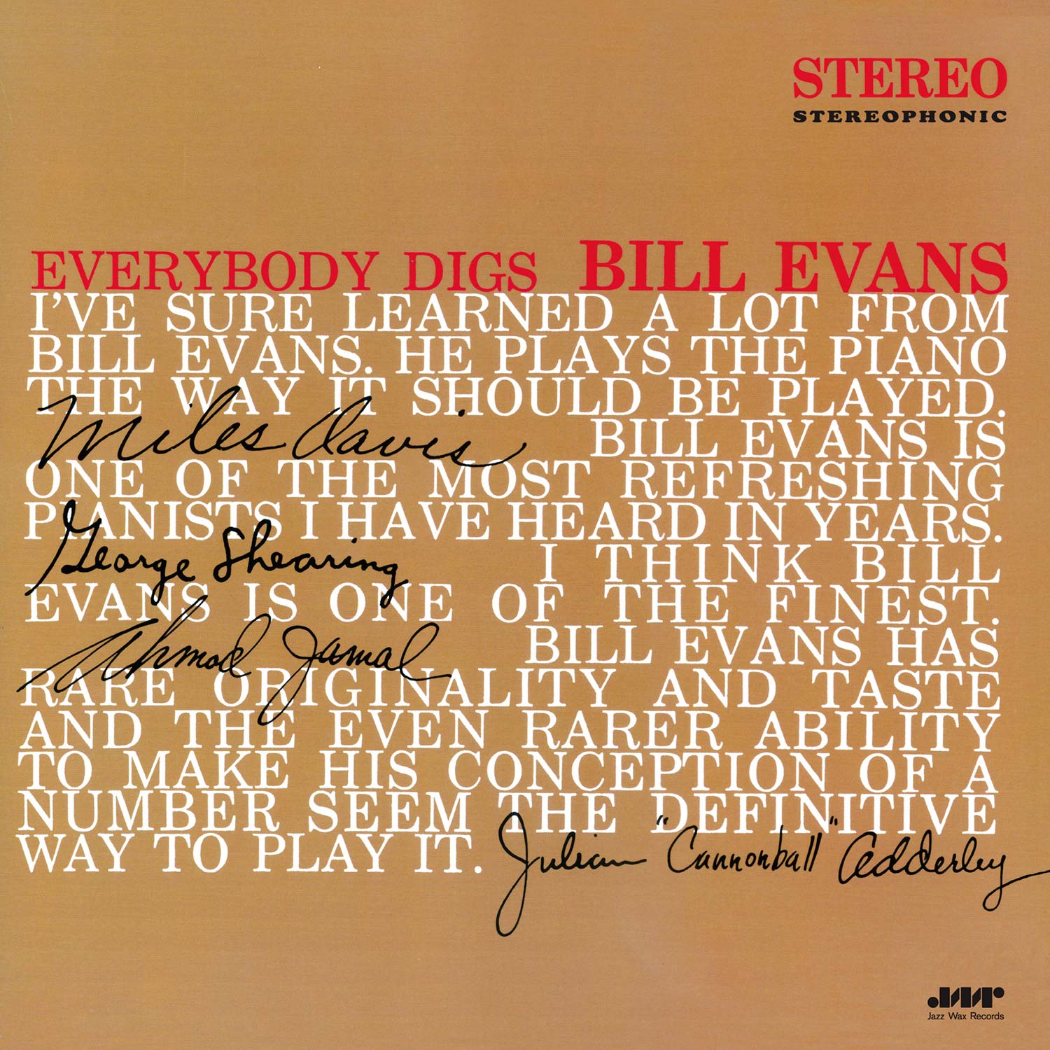 Bill Evans Everybody Digs Bill Evans Vinyl