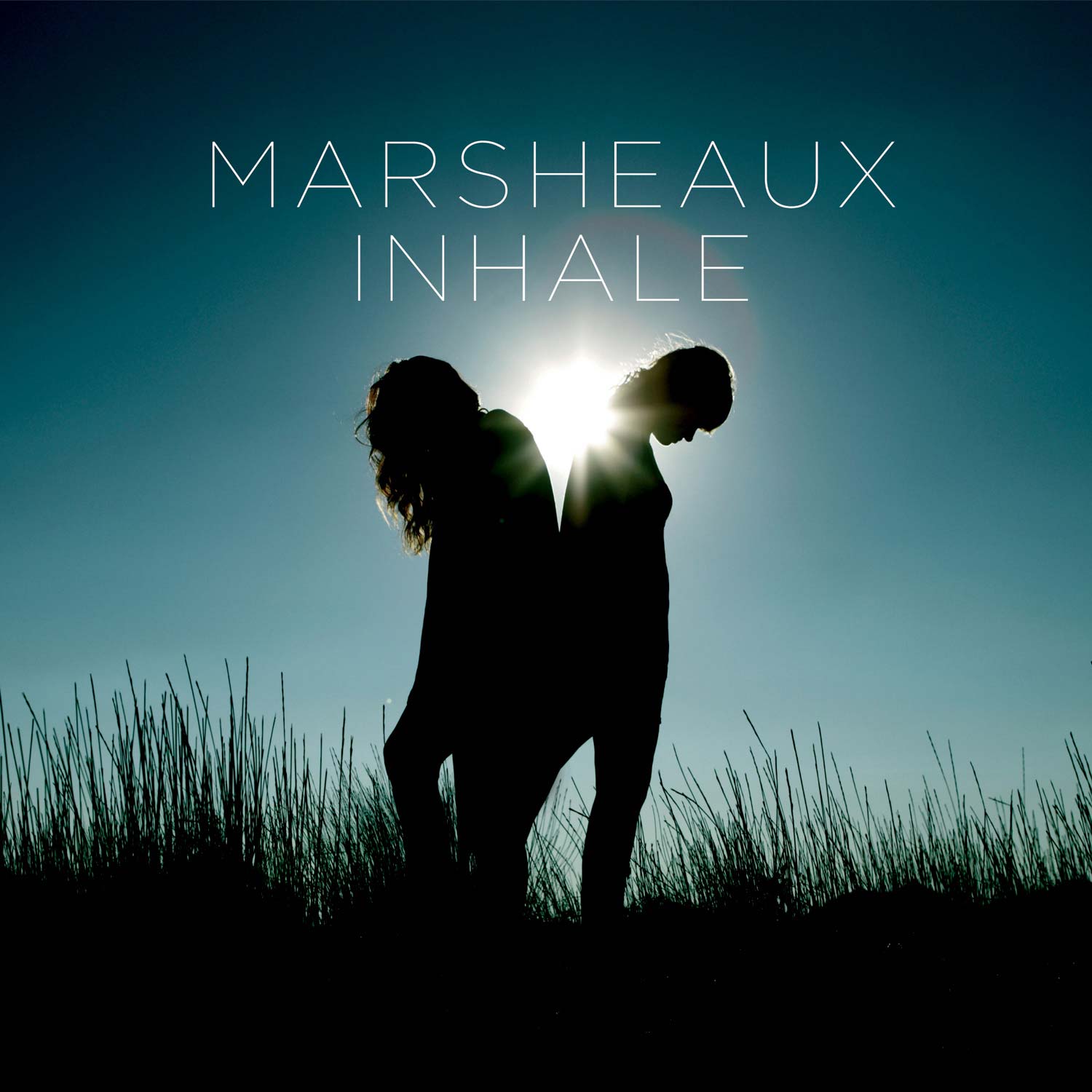 Marsheaux Inhale (Blue And White Half & Half Vinyl) Vinyl