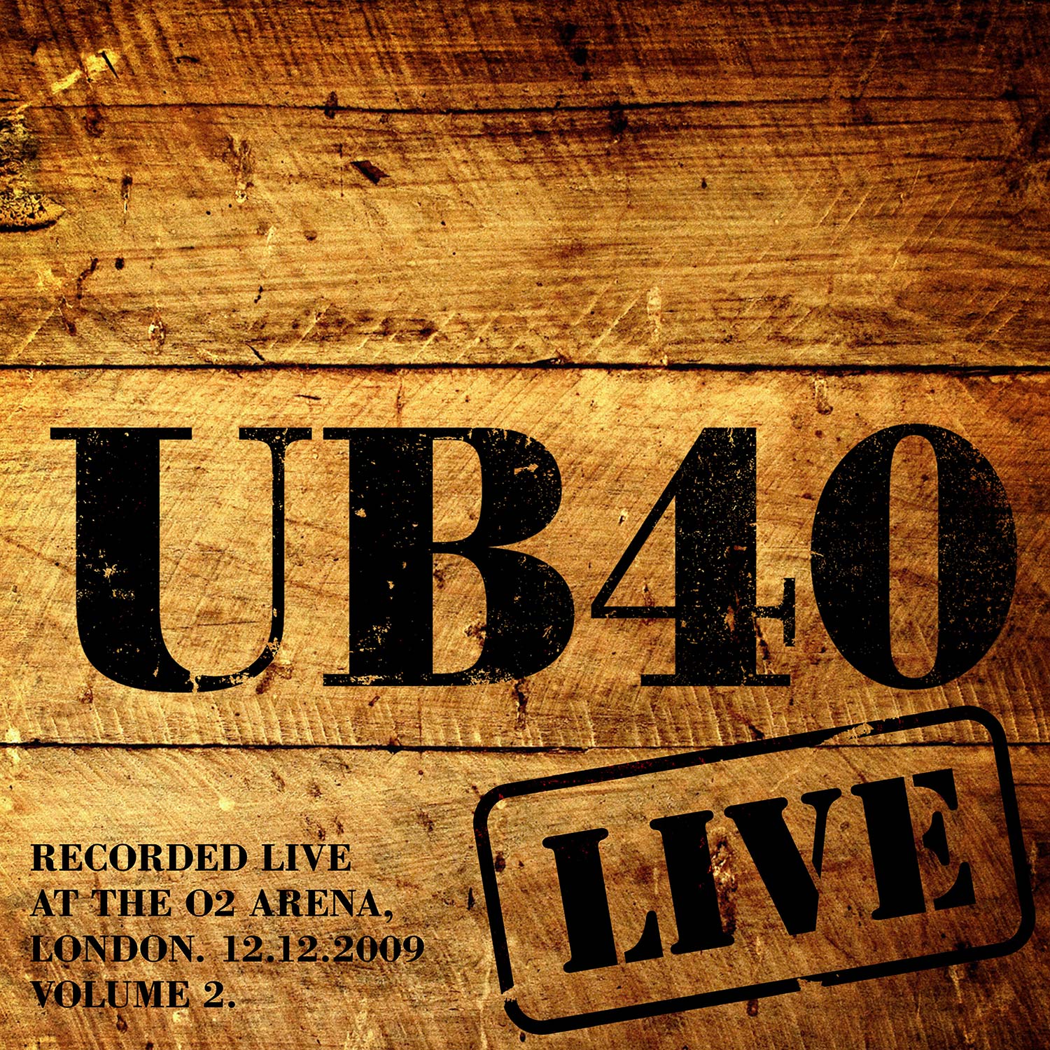UB40 Live 2009: Vol 2 Vinyl
