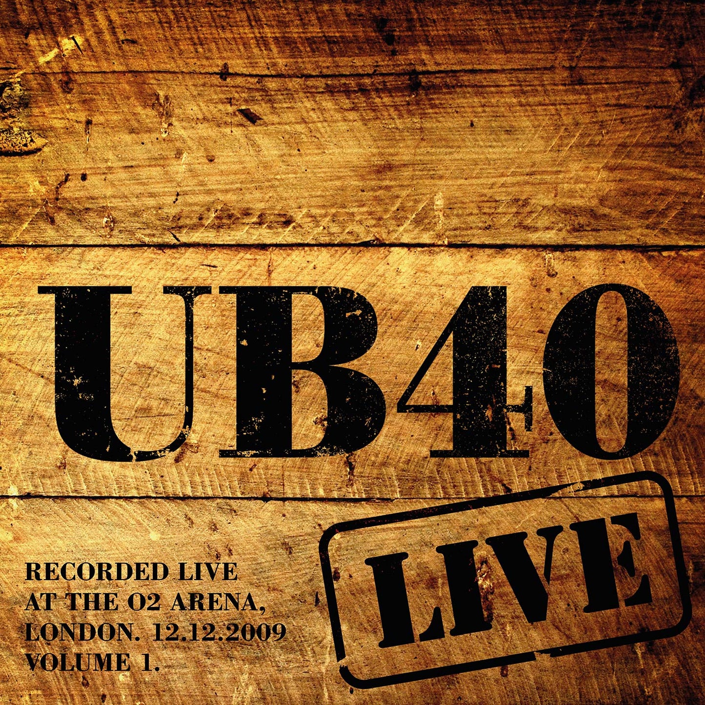 UB40 Live 2009: Vol 1 Vinyl