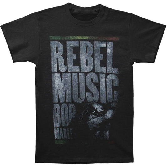 Rebel Music Distressed Slim Fit T-shirt