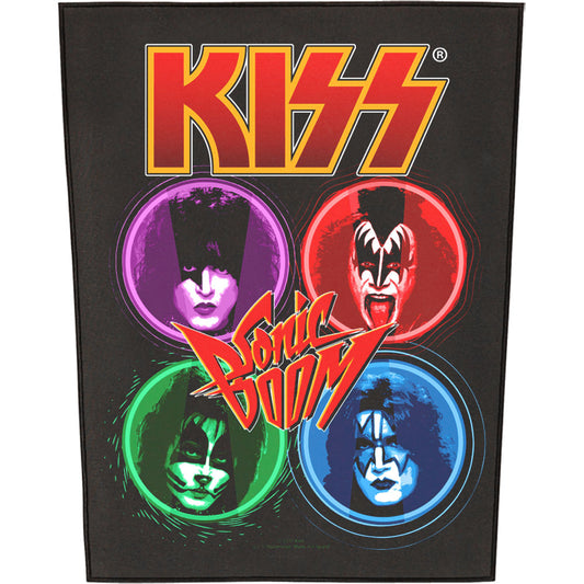 KISS Sonic Boom Back Patch