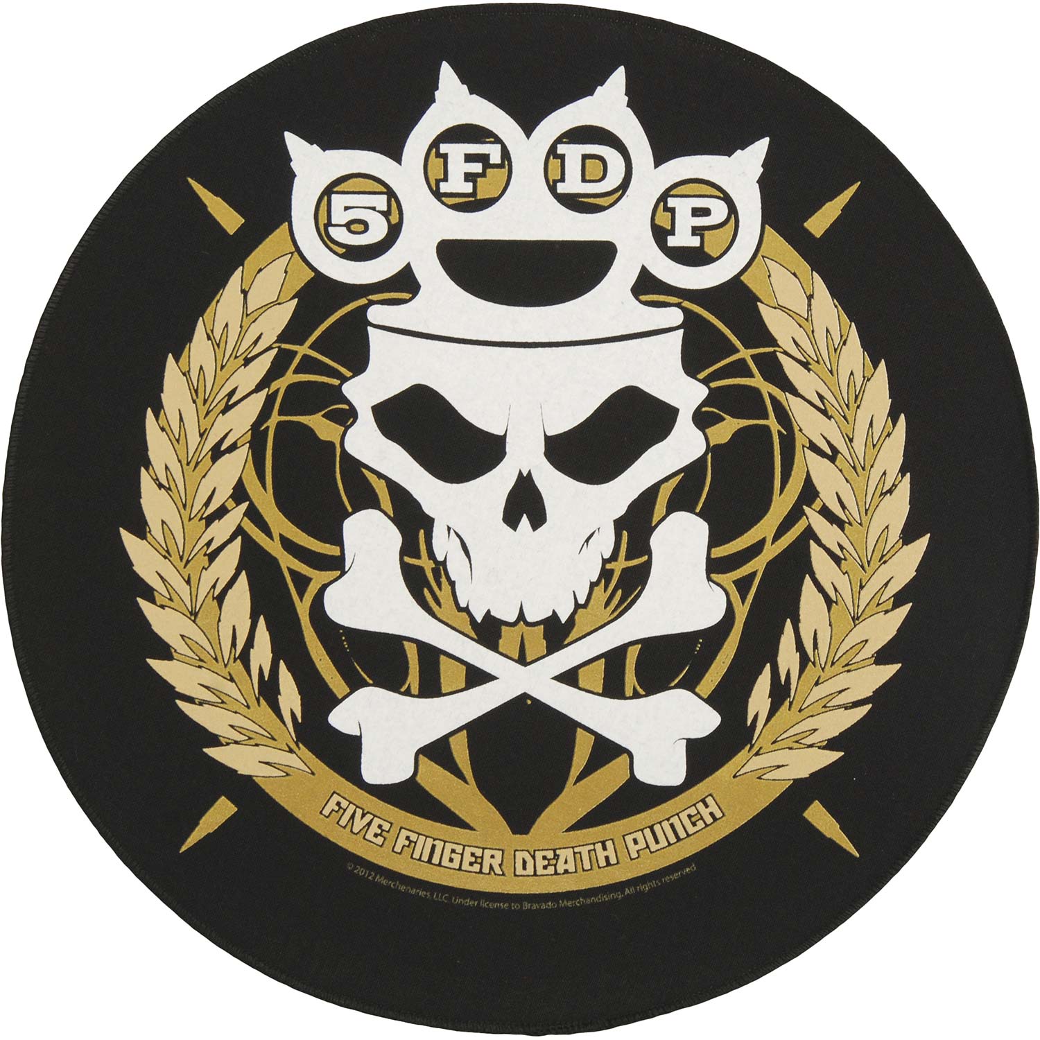 Five Finger Death Punch Knuckle Crown Back Patch