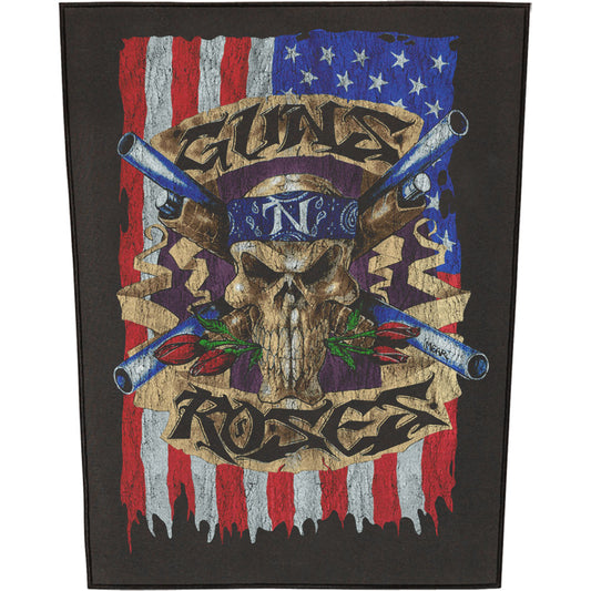 Guns N Roses Flag Back Patch