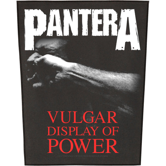 Pantera Vulgar Display Of Power Back Patch