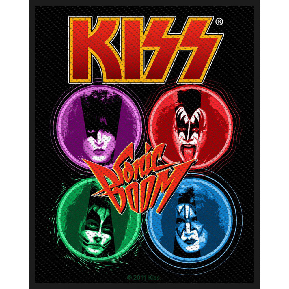 KISS Sonic Boom Woven Patch