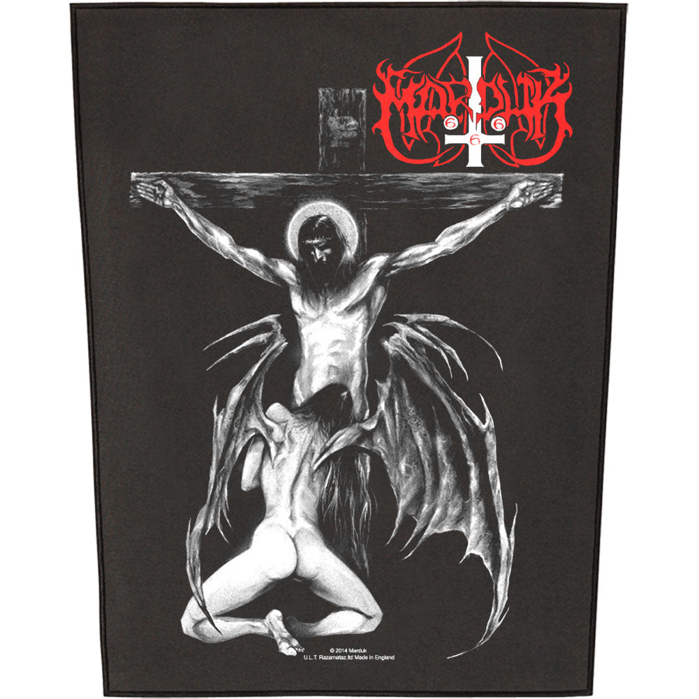Marduk Christ Raping Black Metal Back Patch