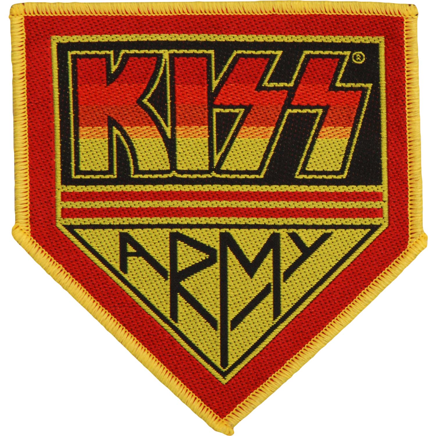 Kiss Army Woven Patch