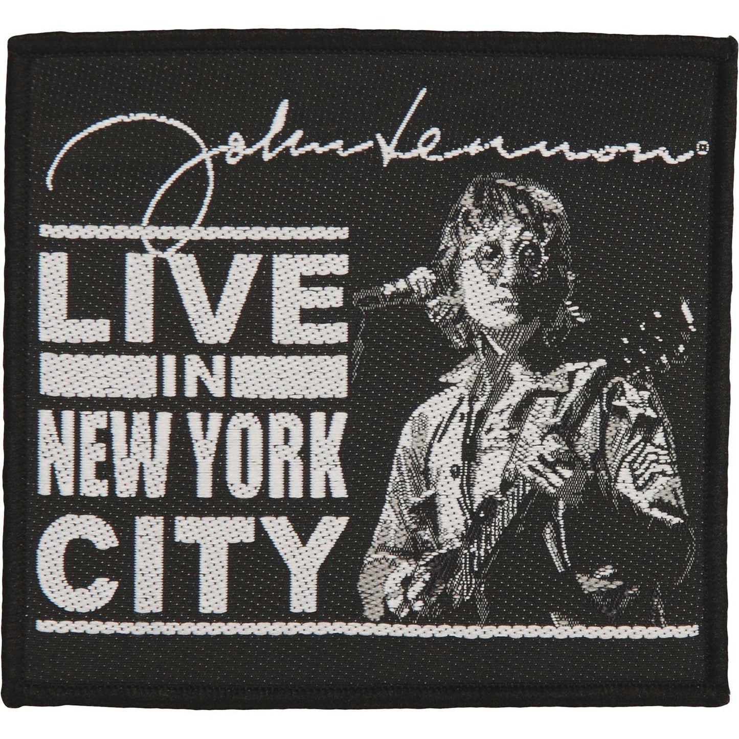 Beatles Live In New York City Woven Patch
