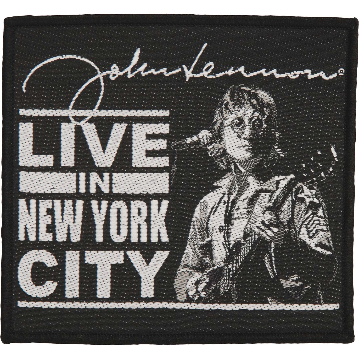 Beatles Live In New York City Woven Patch