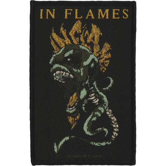 In Flames Spine Woven Patch