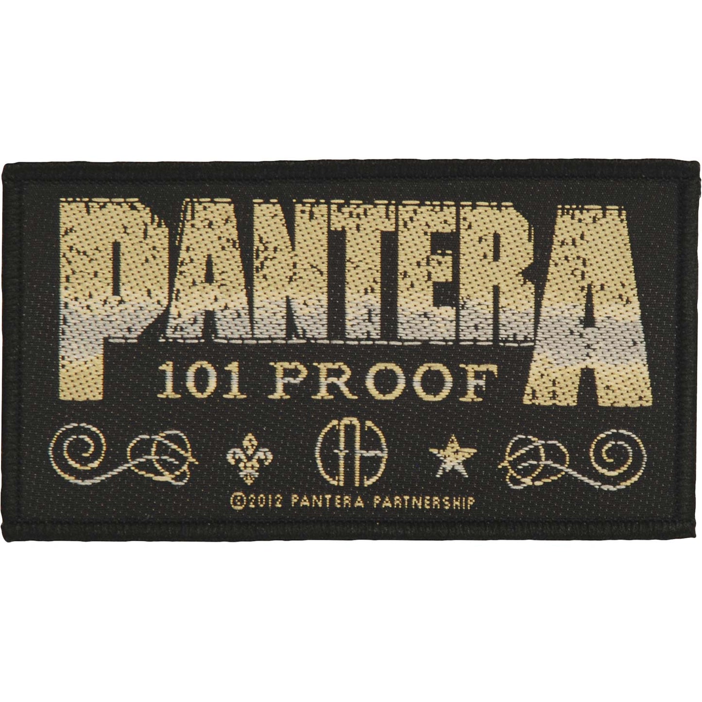 Whiskey Label Woven Patch