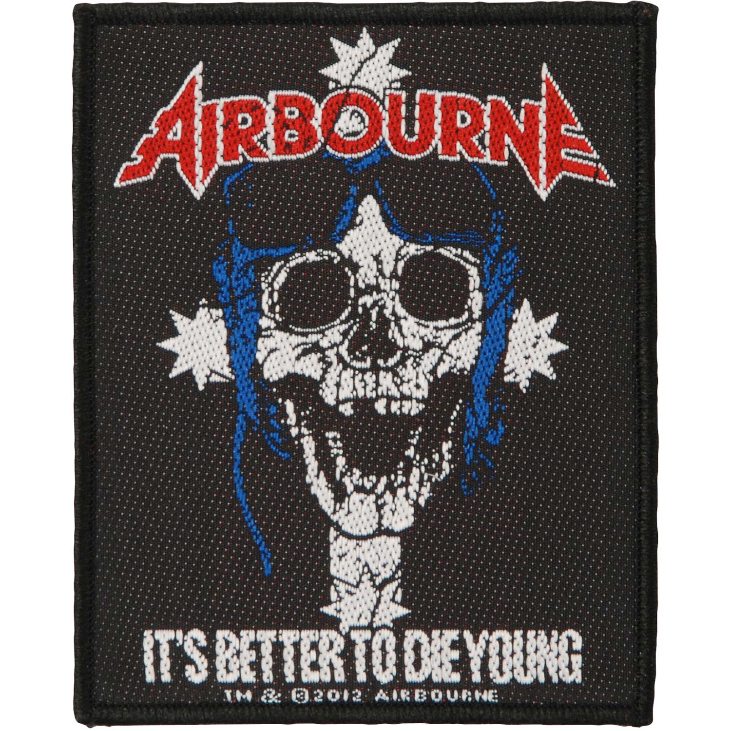 Airbourne It's Better To Die Young Woven Patch