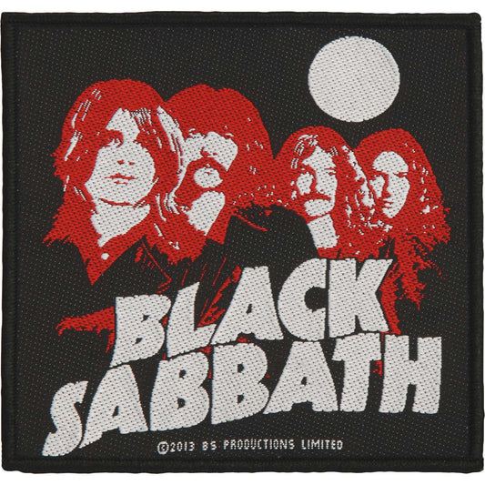 Red Portraits Woven Patch