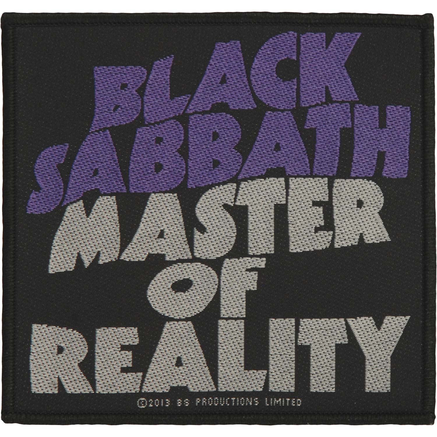 Black Sabbath Master Of Reality Woven Patch
