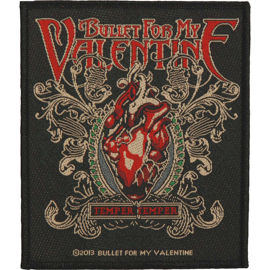 Bullet For My Valentine Temper Temper Woven Patch