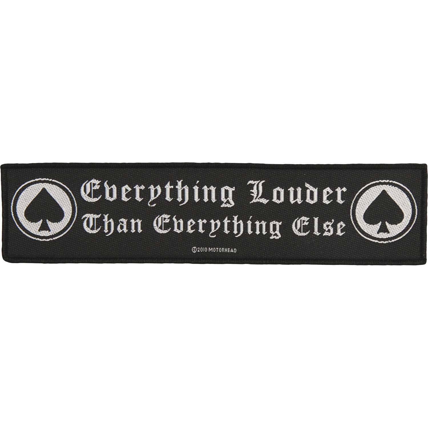 Motorhead Everything Louder Woven Jumbo Patch