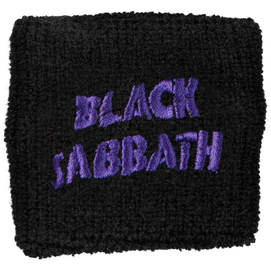 Black Sabbath Purple Wavy Logo Athletic Wristband