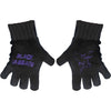 Purple Logo & Devil Knit Gloves