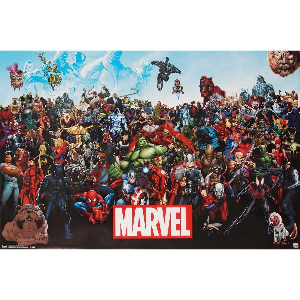 Marvel Comics Superheroes Domestic Poster