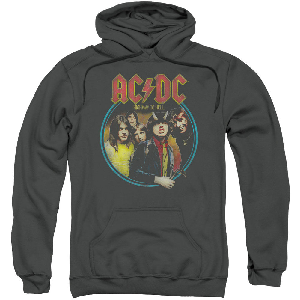 AC/DC AC/DC Highway To Hell Adult 25% Poly Hooded Sweatshirt