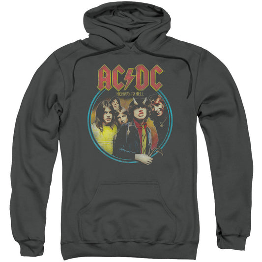 AC/DC AC/DC Highway To Hell Adult 25% Poly Hooded Sweatshirt