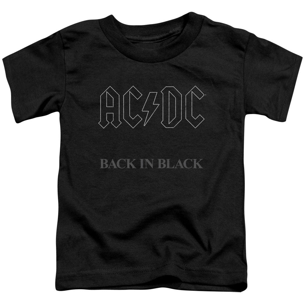 AC/DC Back In Black Toddler Childrens T-shirt