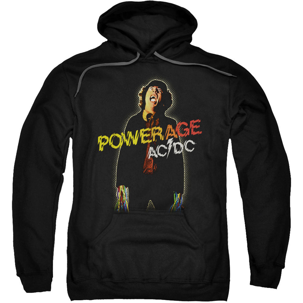 AC/DC Powerage Adult 25% Poly Hooded Sweatshirt