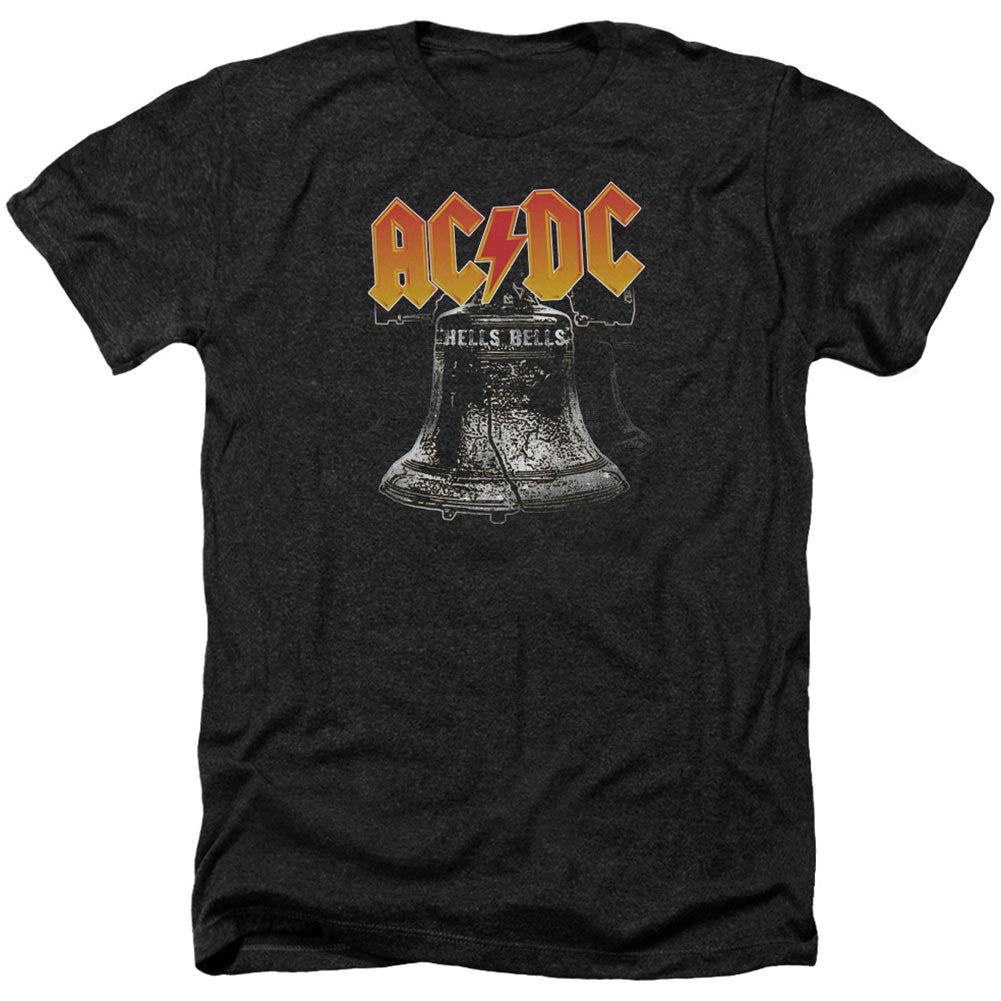 AC/DC Hell's Bells Adult Heather 40% Poly T-shirt