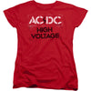 High Voltage Stencil Womens T-shirt