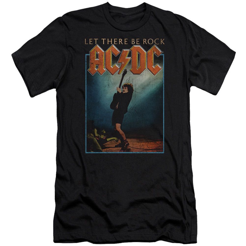 Let There Be Rock (Canvase Brand) Adult Slim Fit Slim Fit T-shirt