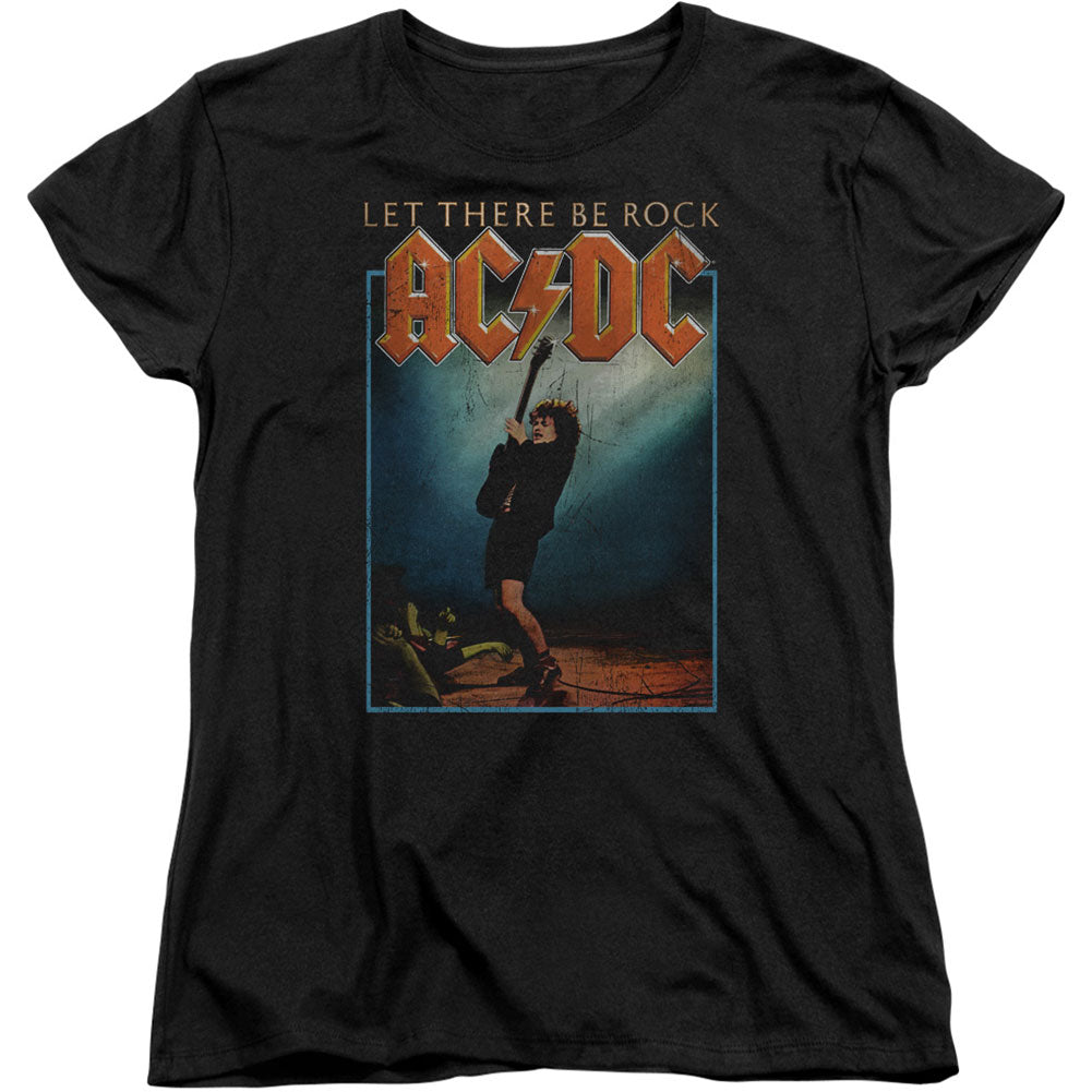 Let There Be Rock Womens T-shirt