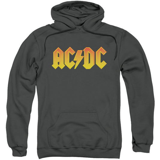 AC/DC AC/DC Logo Adult 25% Poly Hooded Sweatshirt