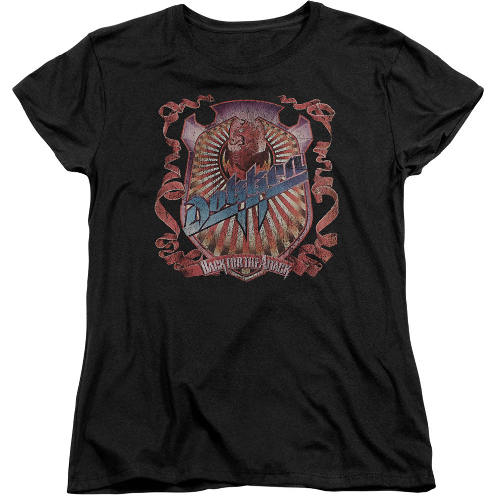 Dokken Back Attack Womens T-shirt