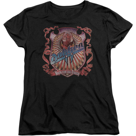 Dokken Back Attack Womens T-shirt