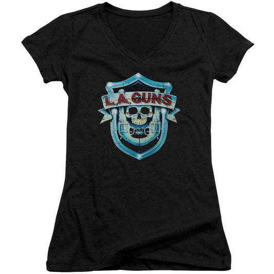 La Guns Shield Cap Sleeve Junior Top