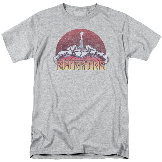 Scorpions Scorpions Scorpions Color Logo Distressed Adult T-shirt