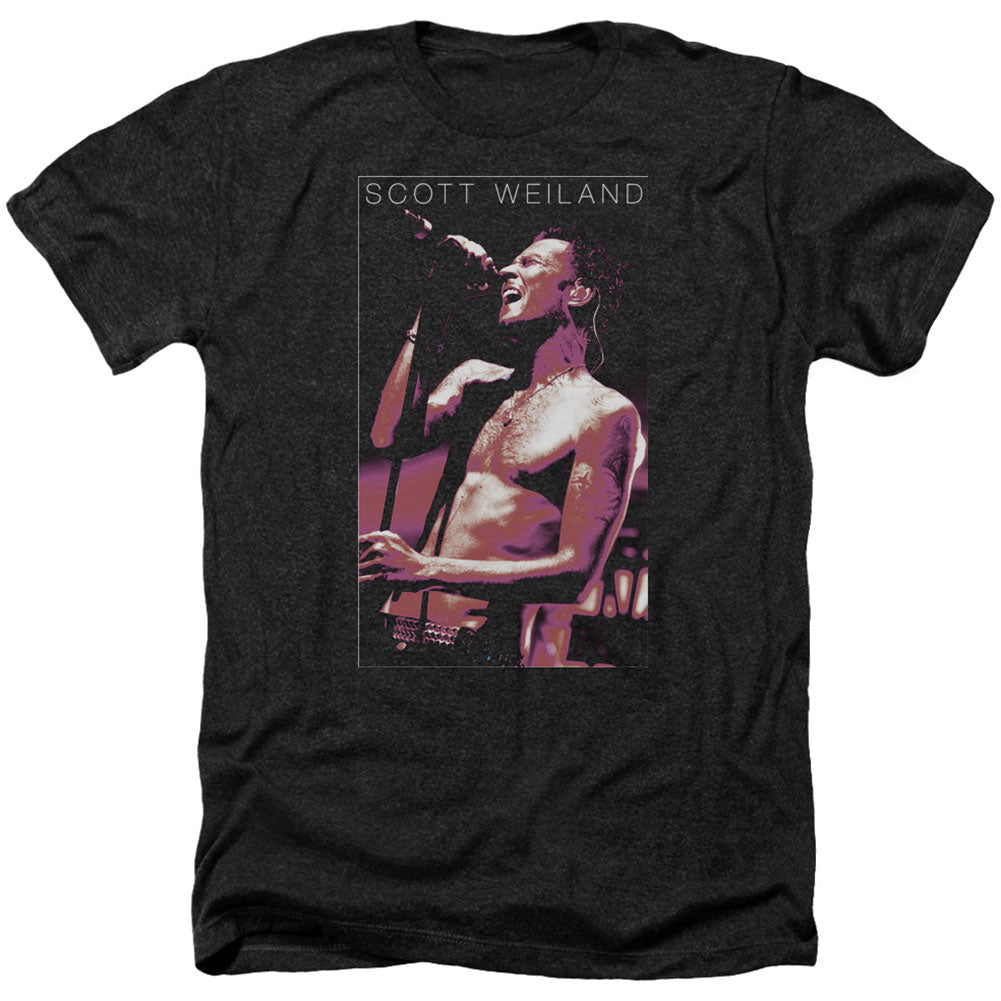Scott Weiland Vocal Blast Adult Heather 40% Poly T-shirt