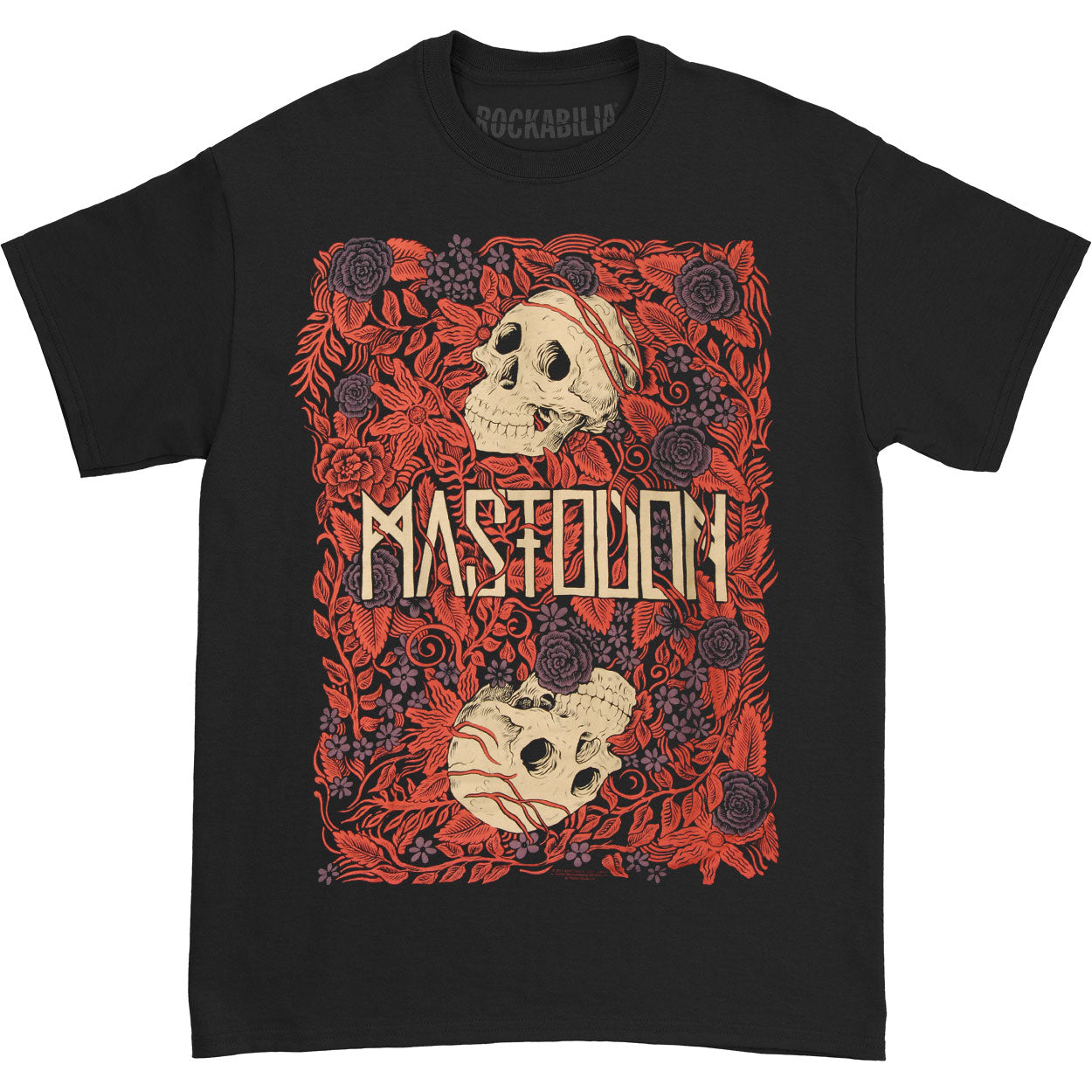 Mastodon Flower Skulls T-shirt