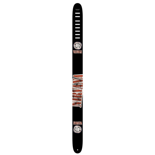 Nirvana Smiley Face Guitar Strap